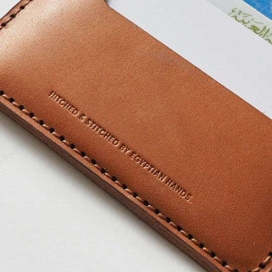 HITCH Bifold Card Wallet (Upgraded) - HandMade Natural Genuine Leather-Color: Black---Ennap.com