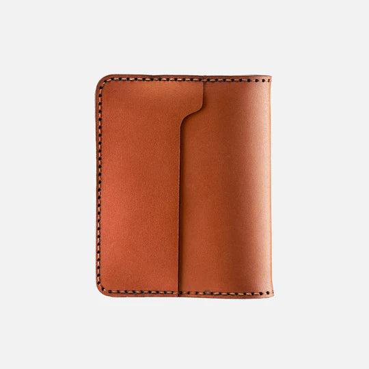 HITCH Bifold Card Wallet (Upgraded) - HandMade Natural Genuine Leather-Color: Black---Ennap.com