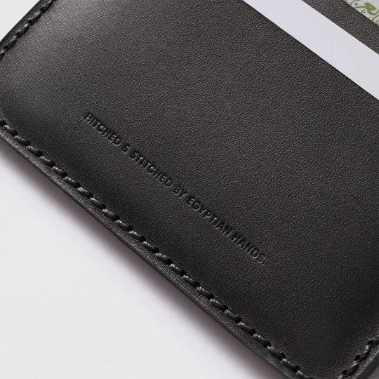 HITCH Bifold Wallet (Upgraded) - Handmade Natural Genuine Leather-Color: Black---Ennap.com