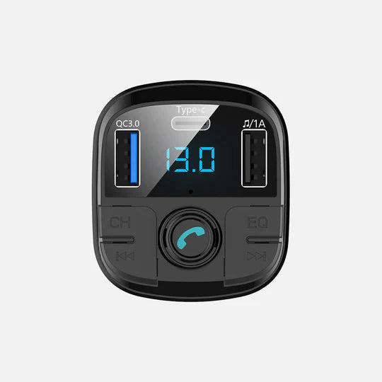 HITCH Bluetooth FM Transmitter Q3.0 Type-C Fast Charger - HITCH Bluetooth FM Transmitter Q3.0 Type-C Fast Charger - undefined Ennap.com