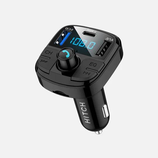 HITCH Bluetooth FM Transmitter Q3.0 Type-C Fast Charger----Ennap.com