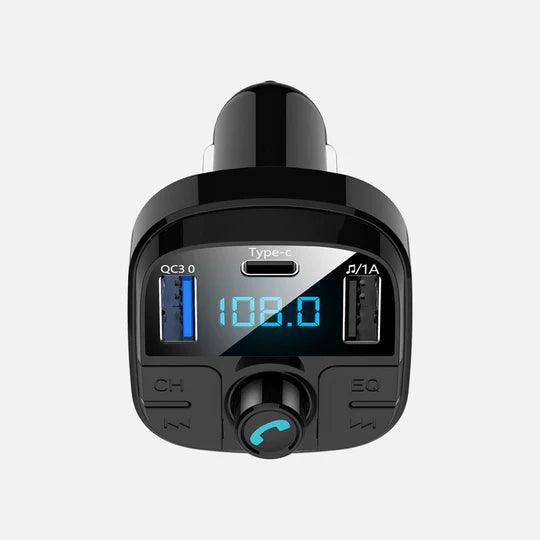 HITCH Bluetooth FM Transmitter Q3.0 Type-C Fast Charger - HITCH Bluetooth FM Transmitter Q3.0 Type-C Fast Charger - undefined Ennap.com
