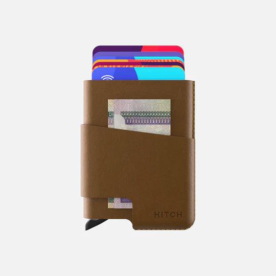 HITCH CUT-OUT Cardholder - RFID Block Featured - Handmade Natural Genuine Leather - HITCH CUT-OUT Cardholder - RFID Block Featured - Handmade Natural Genuine Leather - Havan Ennap.com