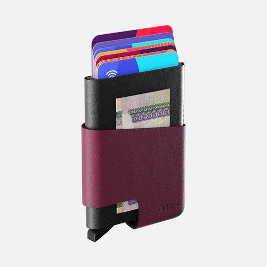 HITCH CUT-OUT Cardholder - RFID Block Featured - Handmade Natural Genuine Leather - HITCH CUT-OUT Cardholder - RFID Block Featured - Handmade Natural Genuine Leather - Black Ennap.com