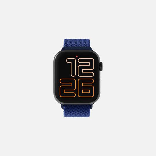 HITCH Flexible Braided Solo Loop Strap For Apple Watch - HITCH Flexible Braided Solo Loop Strap For Apple Watch - Blue / 42-44mm Ennap.com
