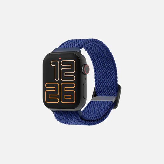 HITCH Flexible Braided Solo Loop Strap For Apple Watch - HITCH Flexible Braided Solo Loop Strap For Apple Watch - Blue / 38-40mm Ennap.com