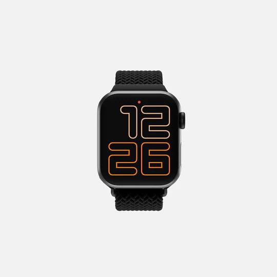 HITCH Flexible Braided Solo Loop Strap For Apple Watch - HITCH Flexible Braided Solo Loop Strap For Apple Watch - Black / 42-44mm Ennap.com