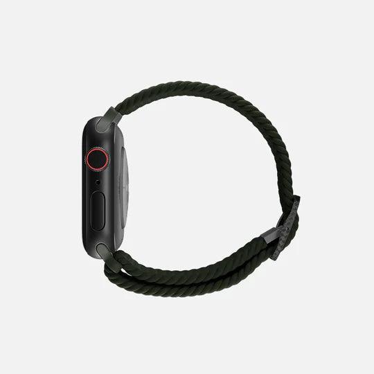 HITCH Flexible Braided Solo Loop Strap For Apple Watch - HITCH Flexible Braided Solo Loop Strap For Apple Watch - Black / 38-40mm Ennap.com
