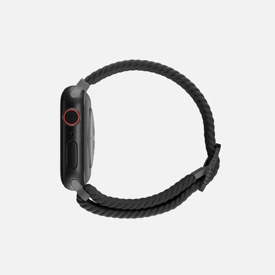 HITCH Flexible Braided Solo Loop Strap For Apple Watch - HITCH Flexible Braided Solo Loop Strap For Apple Watch - Black / 38-40mm Ennap.com