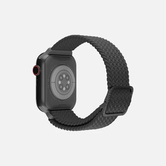 HITCH Flexible Braided Solo Loop Strap For Apple Watch - HITCH Flexible Braided Solo Loop Strap For Apple Watch - Black / 38-40mm Ennap.com