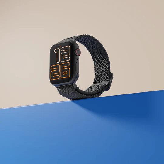 HITCH Flexible Braided Solo Loop Strap For Apple Watch - HITCH Flexible Braided Solo Loop Strap For Apple Watch - Black / 38-40mm Ennap.com