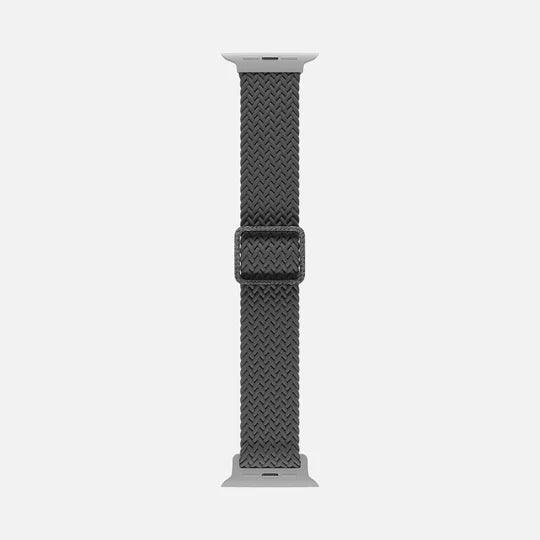 HITCH Flexible Braided Solo Loop Strap For Apple Watch - HITCH Flexible Braided Solo Loop Strap For Apple Watch - Black / 38-40mm Ennap.com