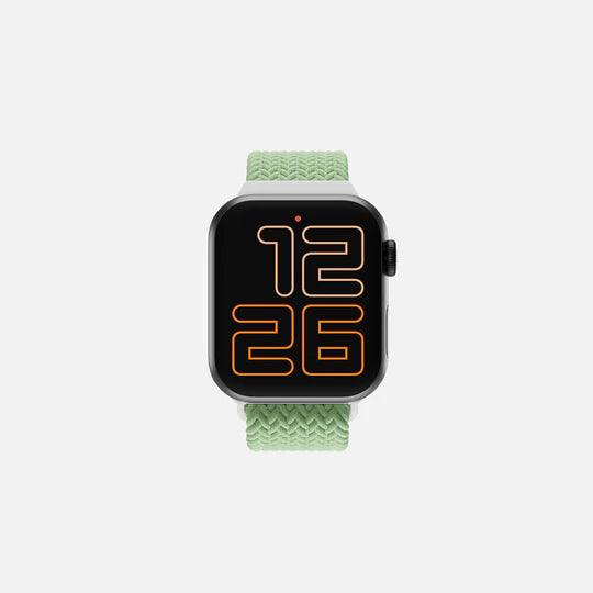 HITCH Flexible Braided Solo Loop Strap For Apple Watch - HITCH Flexible Braided Solo Loop Strap For Apple Watch - Mint / 42-44mm Ennap.com