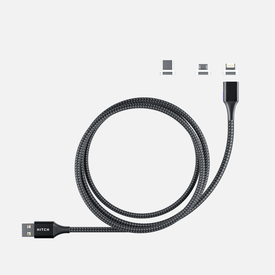 HITCH Magnetic Cable XL 3A 18W Fast Charge - HITCH Magnetic Cable XL 3A 18W Fast Charge - 1.5M Ennap.com