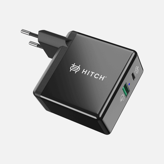 HITCH Power Booster Wall Charger 2 Ports USB-C USB-A 36W - HITCH Power Booster Wall Charger 2 Ports USB-C USB-A 36W - undefined Ennap.com