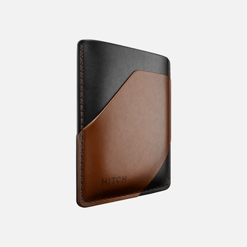 HITCH Simple Cardholder Natural Genuine Leather - HITCH Simple Cardholder Natural Genuine Leather - Black/Havan Ennap.com