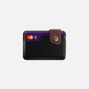 HITCH Snap Card holder - HITCH Snap Card holder - Black/Brown Ennap.com