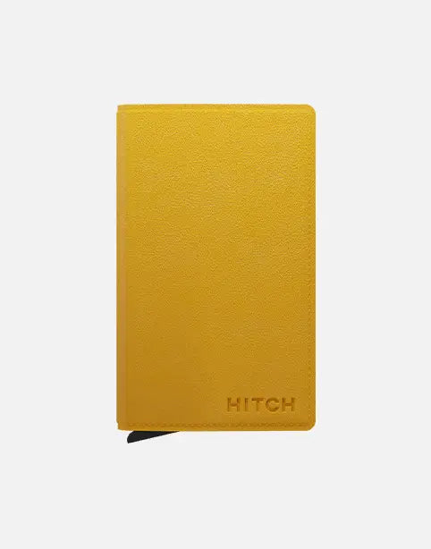 HITCH Wallet With Rfid Blocking Function-Color: Mustard---Ennap.com