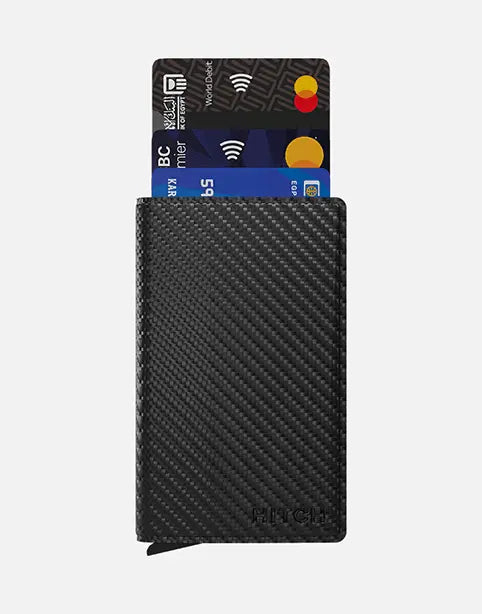 HITCH Wallet With Rfid Blocking Function-Color: Black---Ennap.com