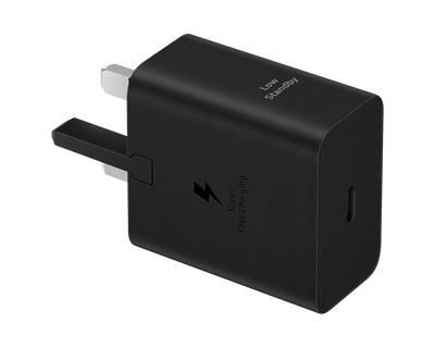 Samsung PD 45W Super Fast Charger With USB Type-C Cable - Samsung PD 45W Super Fast Charger With USB Type-C Cable - Black / UK Ennap.com