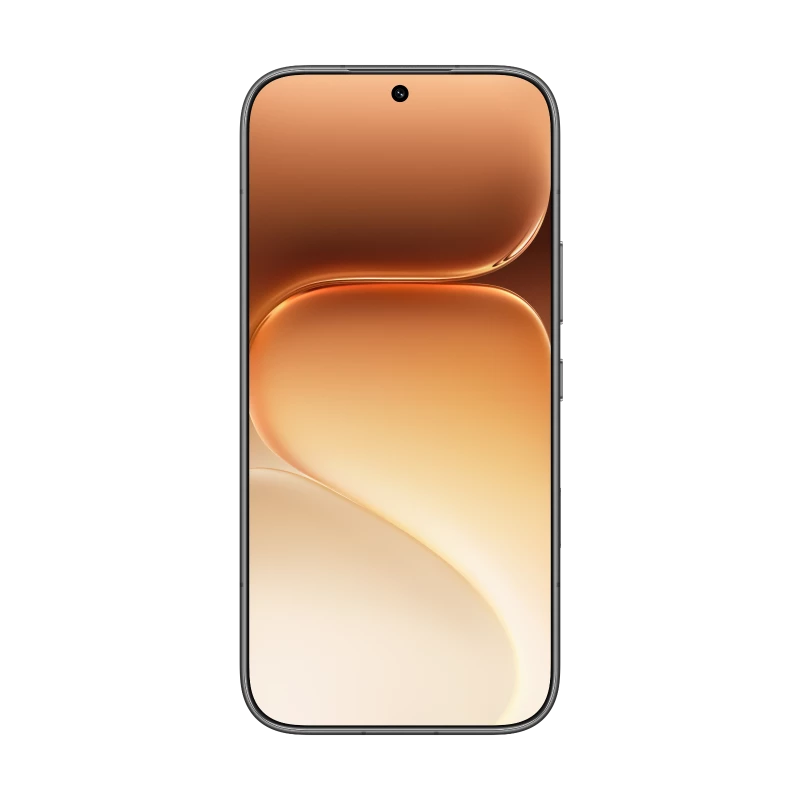 HONOR 600 in Black front view of the 6.57-inch AMOLED display