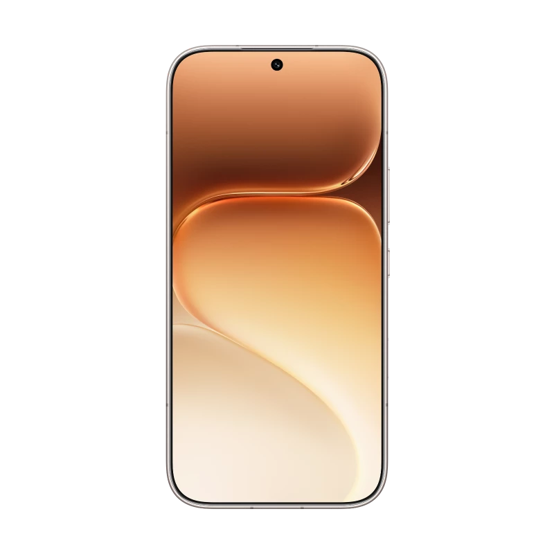 HONOR 600 in Golden White front view of the 6.57-inch AMOLED display
