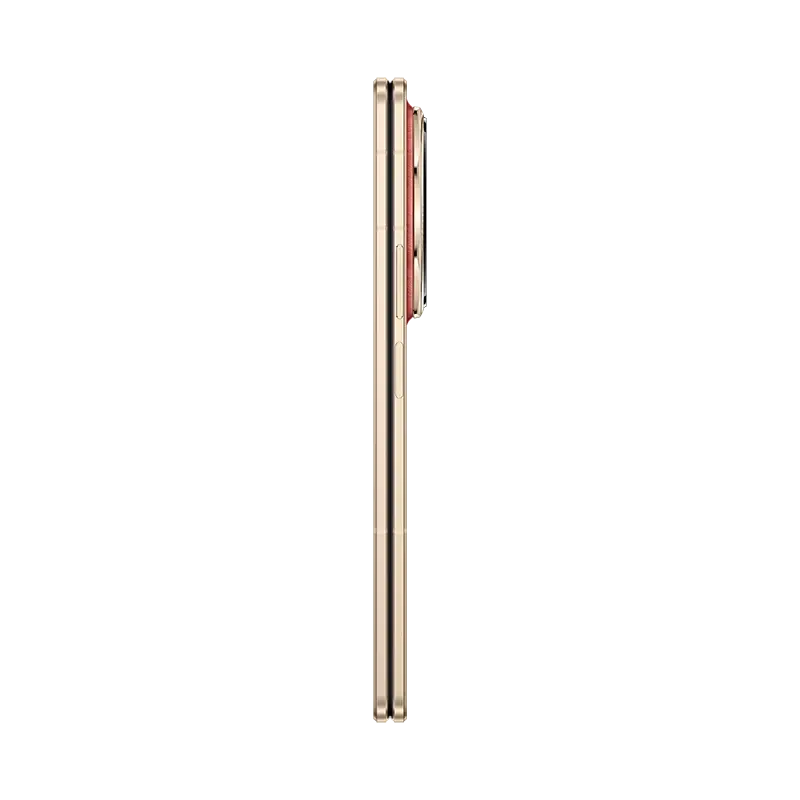 Red HONOR Magic V6 folded side profile