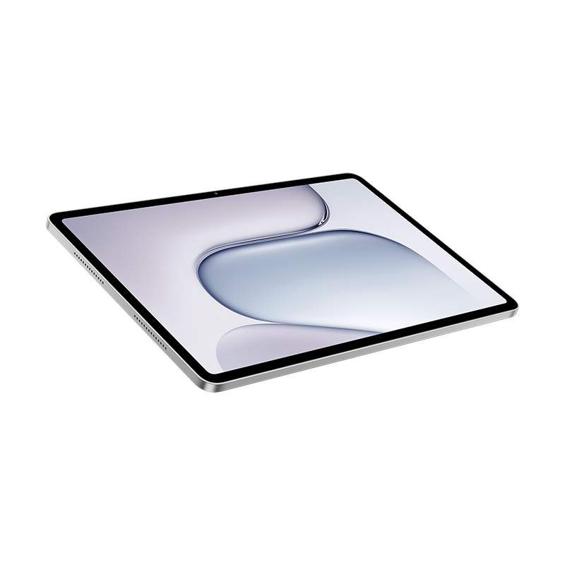 تابلت HONOR Pad 20 باللون Gray بزاوية جانبية تُظهر الشاشة والإطار المعدني النحيف
