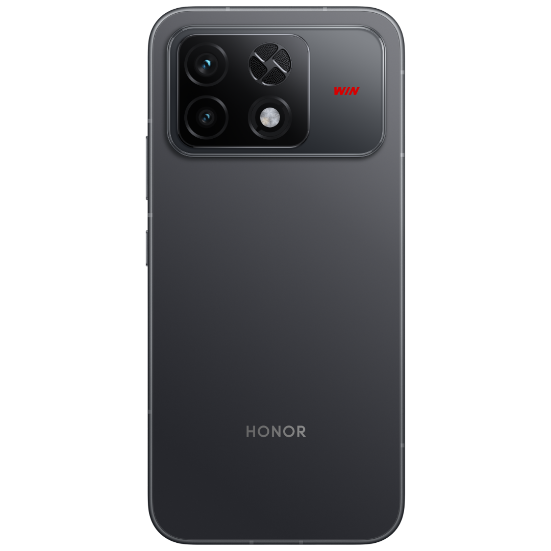 HONOR WIN 2 in Black back view with the camera island