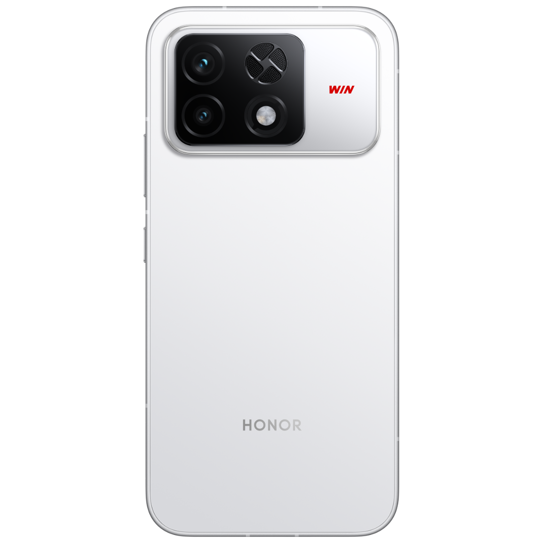 HONOR WIN 2 in White back view with the camera island