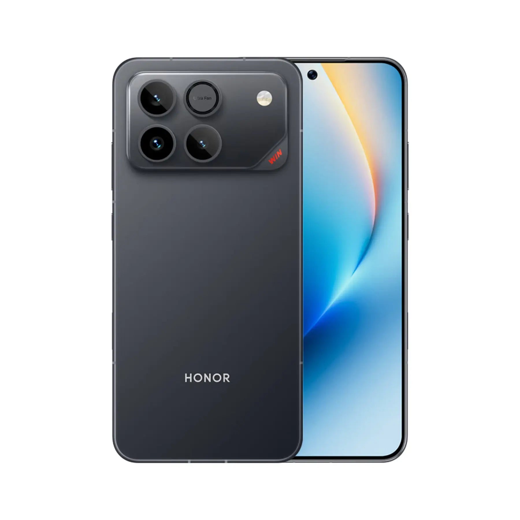 HONOR Win 5G in Black, front and back