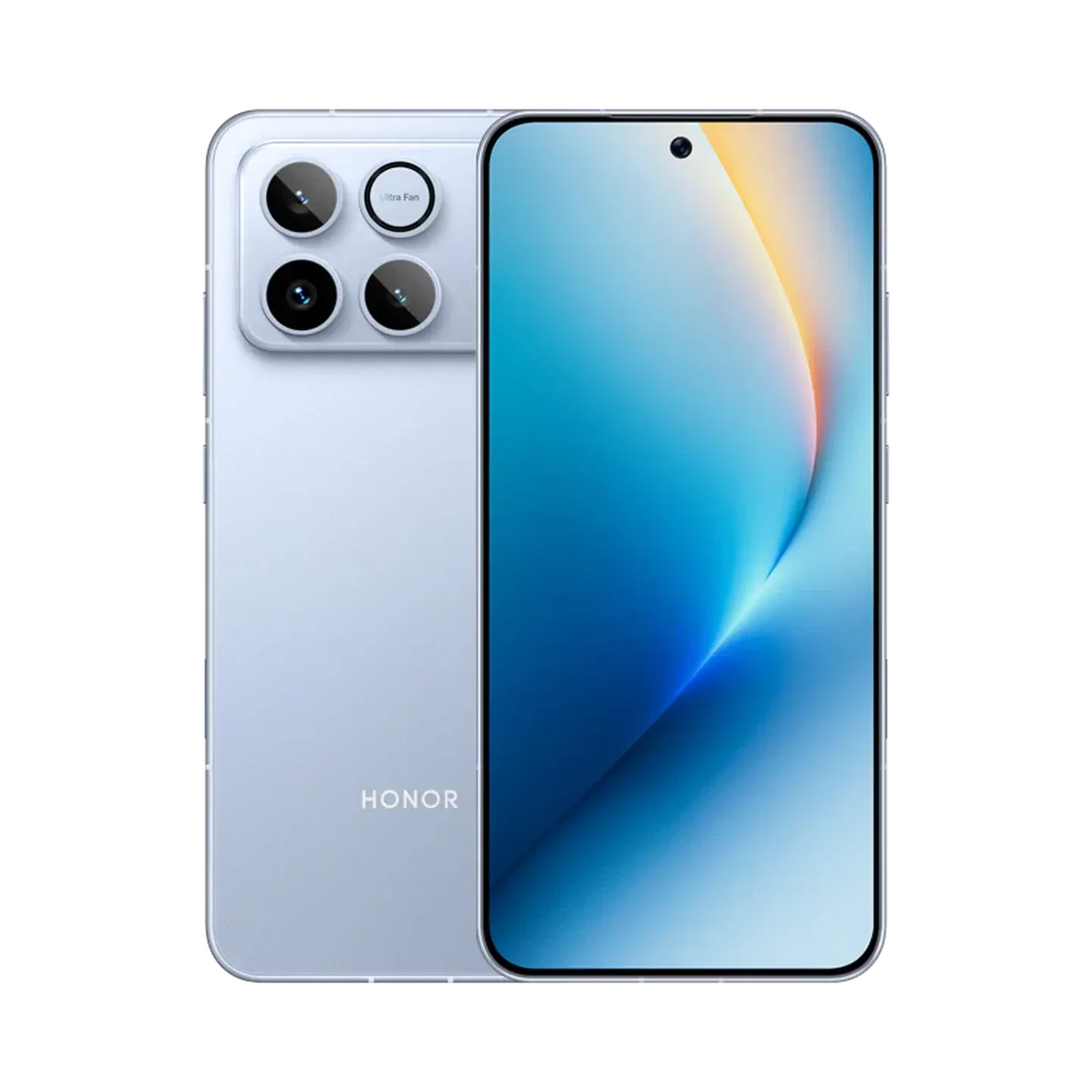 HONOR Win 5G in Blue, front and back