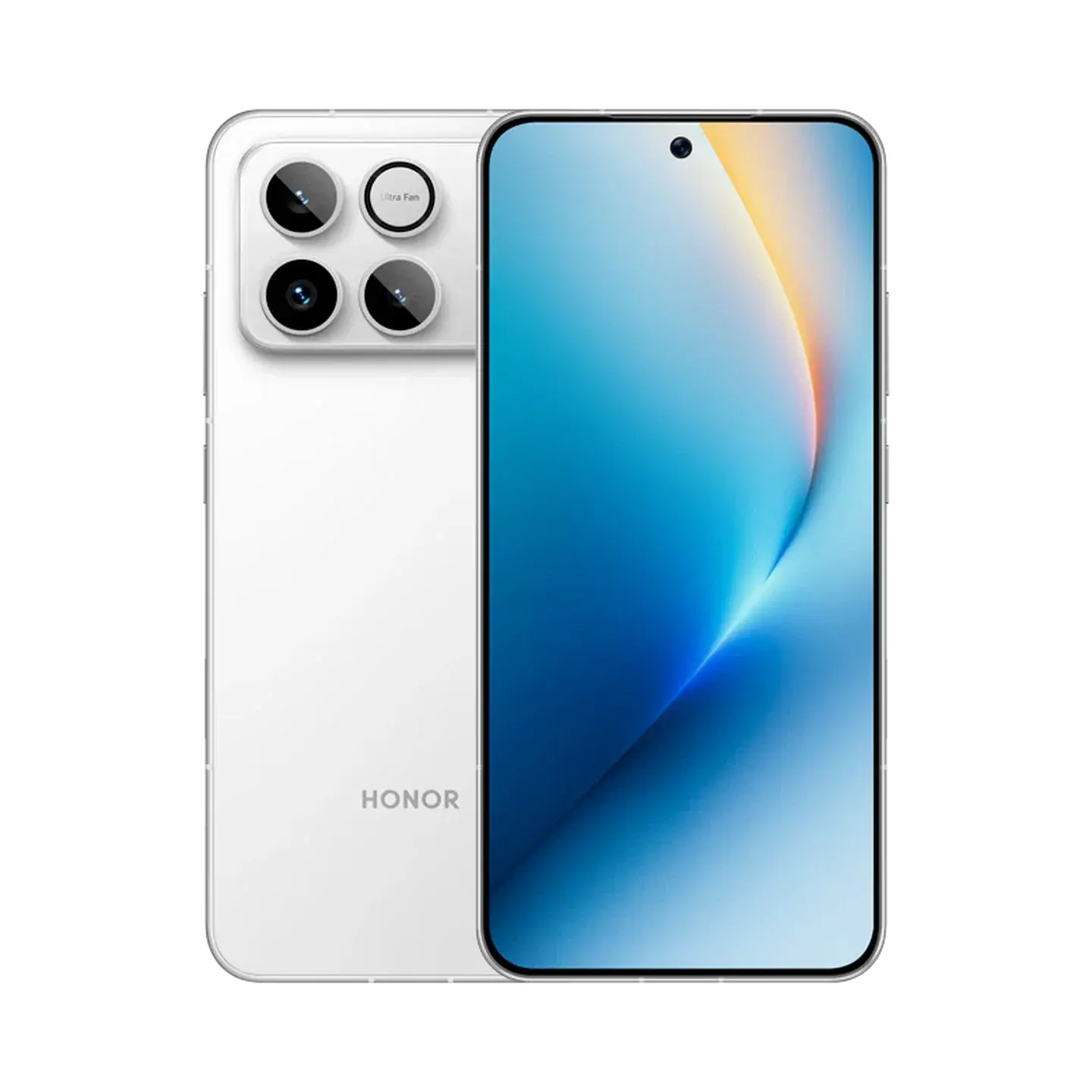 HONOR Win 5G in White, front and back