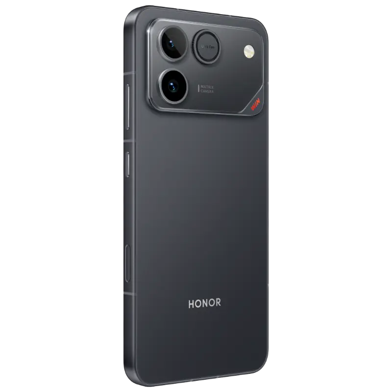 HONOR Win RT 5G Gaming Phone Black back with the Ultra Fan camera island
