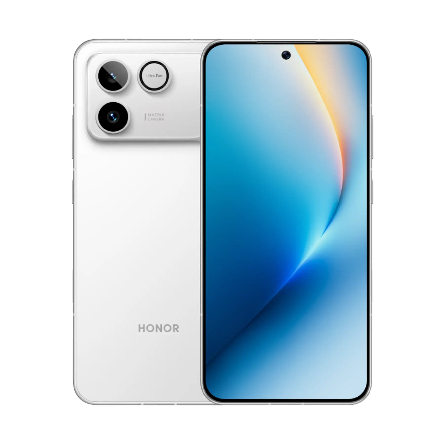 HONOR Win RT 5G in White, front and back