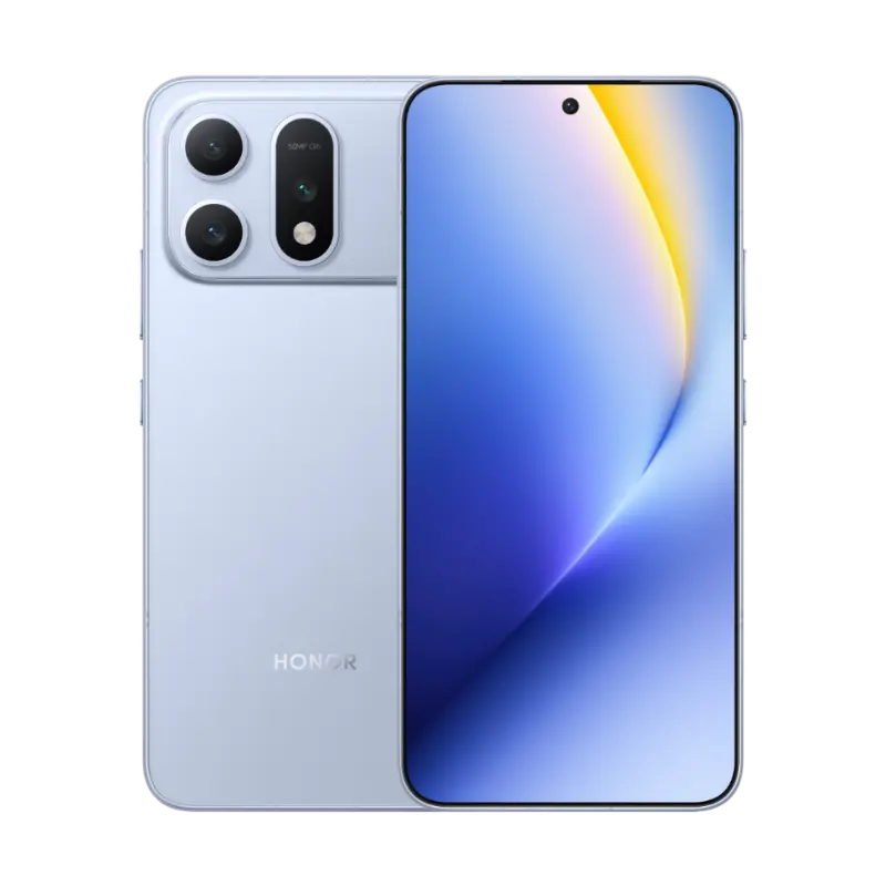 HONOR Win Turbo 5G in Blue, front and back