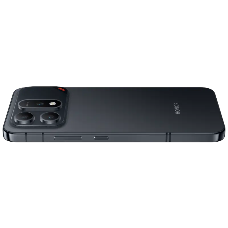 HONOR Win Turbo 5G Gaming Phone lying flat showing the camera island