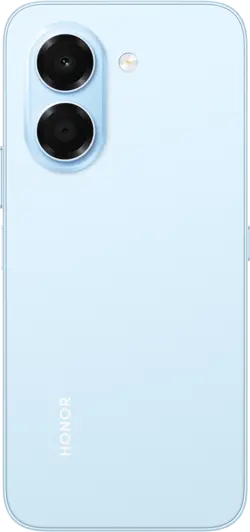 HONOR X7e Dual SIM in Light Blue, back view