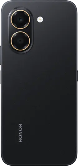 HONOR X7e Dual SIM in Midnight Black, back view