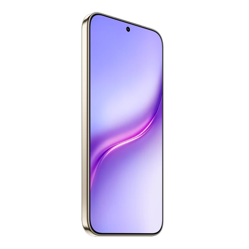 هاتف هونر X9e Pro بلون Deep Purple من الأمام بزاوية تظهر حواف الشاشة النحيفة