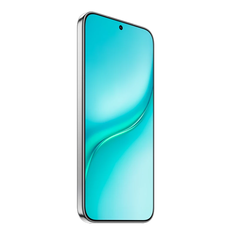 هاتف هونر X9e Pro بلون Midnight Black من الأمام بزاوية تظهر حواف الشاشة النحيفة
