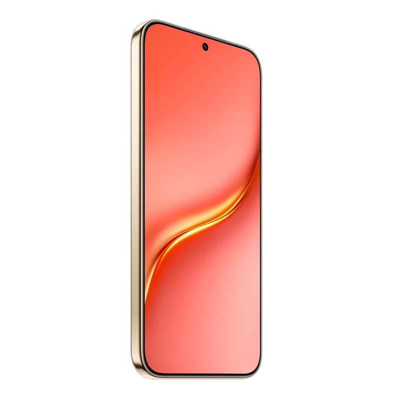 هاتف هونر X9e Pro بلون Reddish Brown من الأمام بزاوية تظهر حواف الشاشة النحيفة