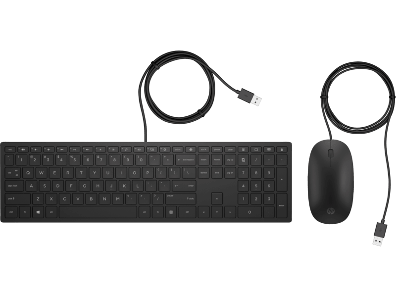 HP Pavilion 400 Wired Keyboard and Mouse - HP Pavilion 400 Wired Keyboard and Mouse - undefined Ennap.com