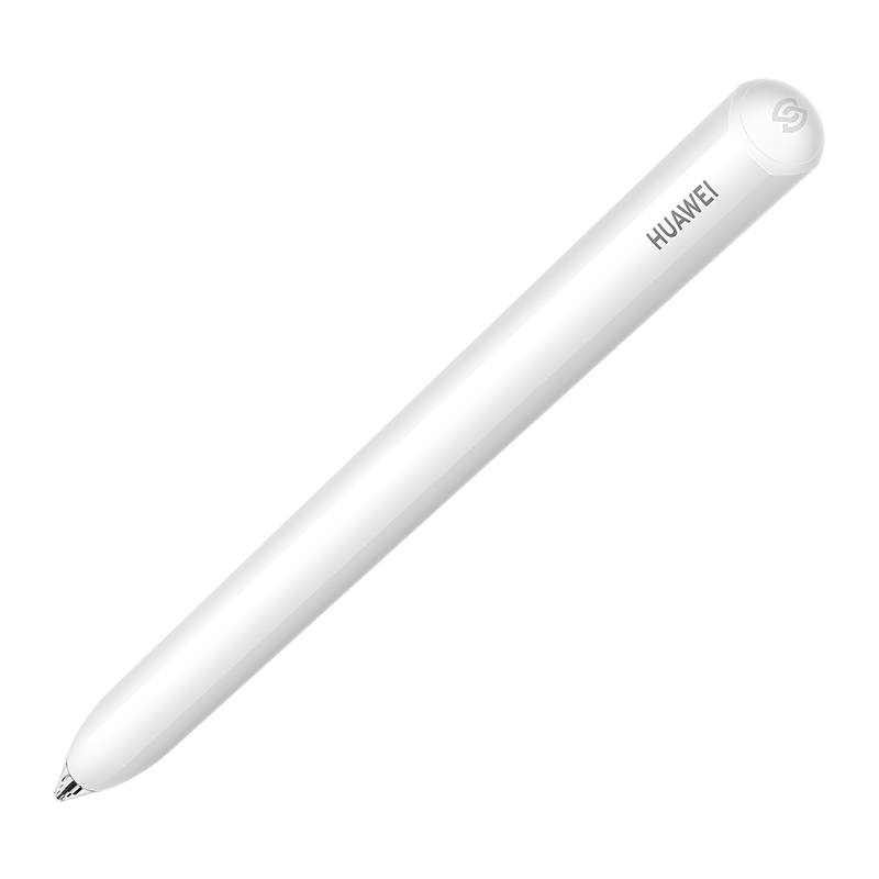 HUAWEI M-Pencil (3rd generation) white stylus at an angle showing the HUAWEI logo