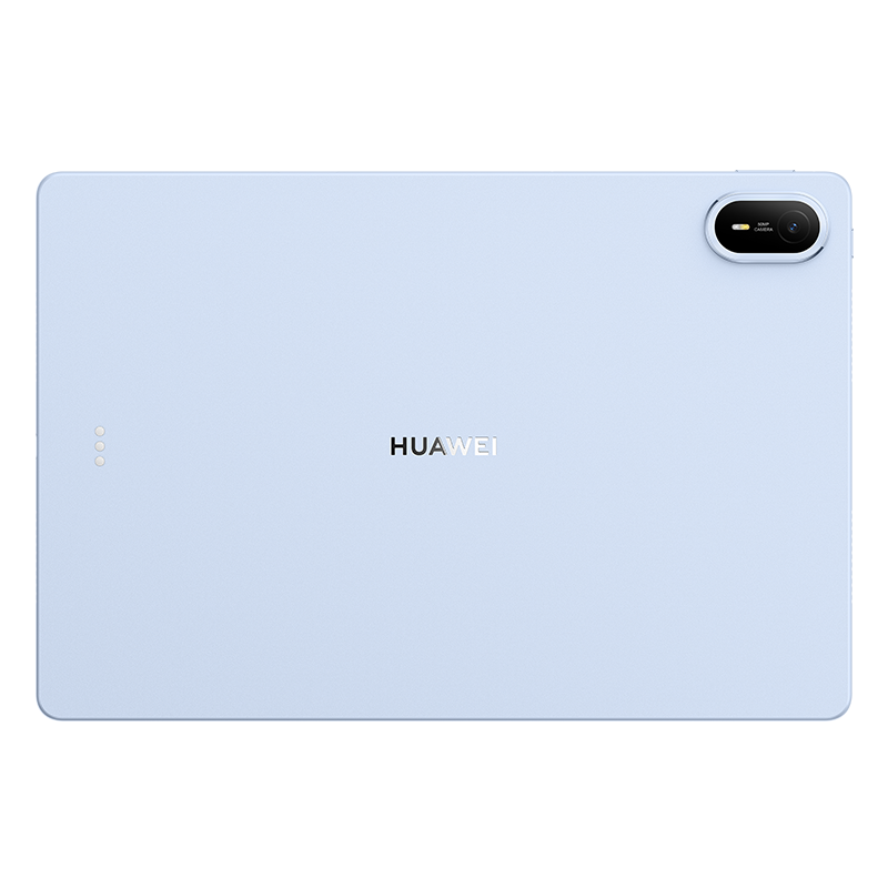HUAWEI MatePad Air 12-inch PaperMatte Edition in Airy Blue, back view with the rear camera