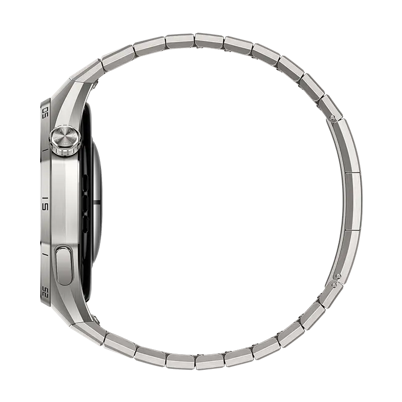 HUAWEI WATCH GT 6 Pro Titanium with titanium strap, side view