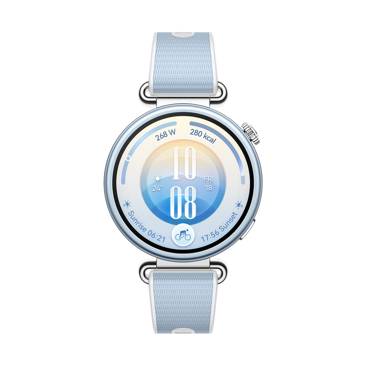 HUAWEI WATCH GT 7 41mm in Blue, back with the sensor array
