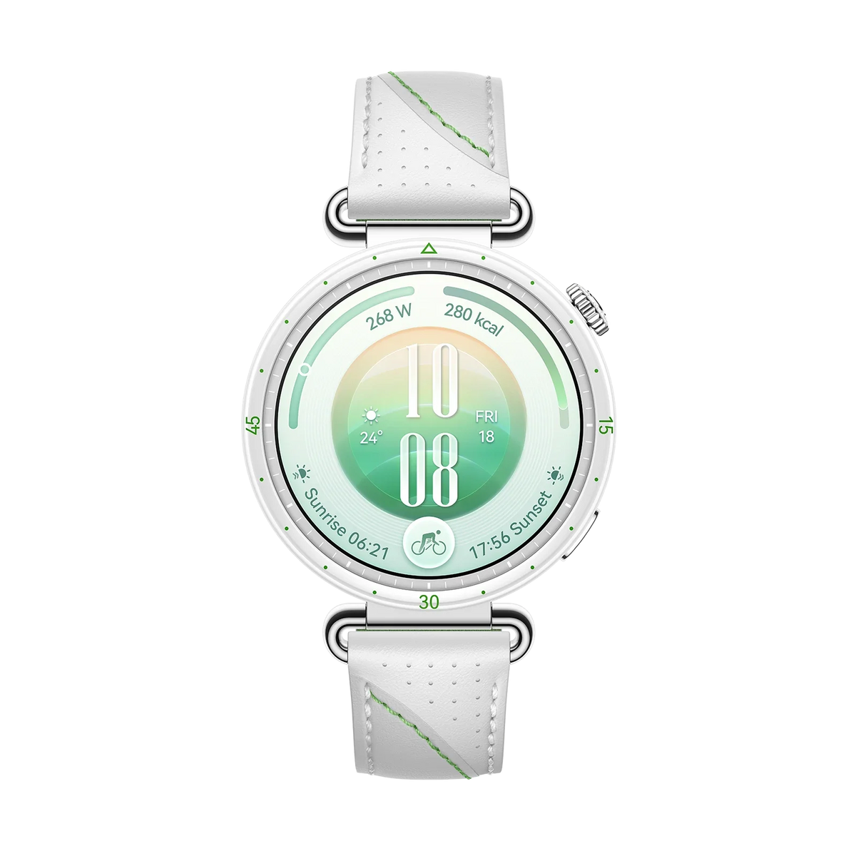 HUAWEI WATCH GT 7 41mm in White, back with the sensor array