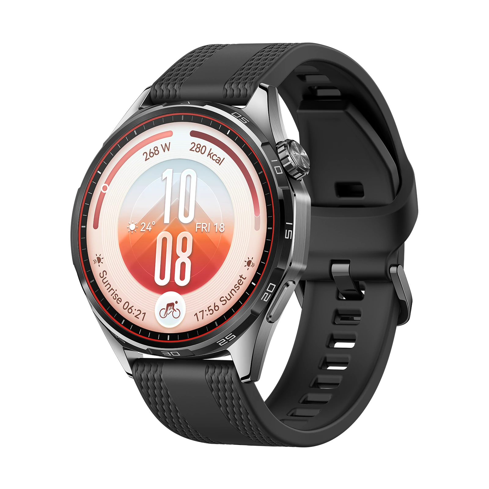 HUAWEI WATCH GT 7 46mm in Black, angled front view