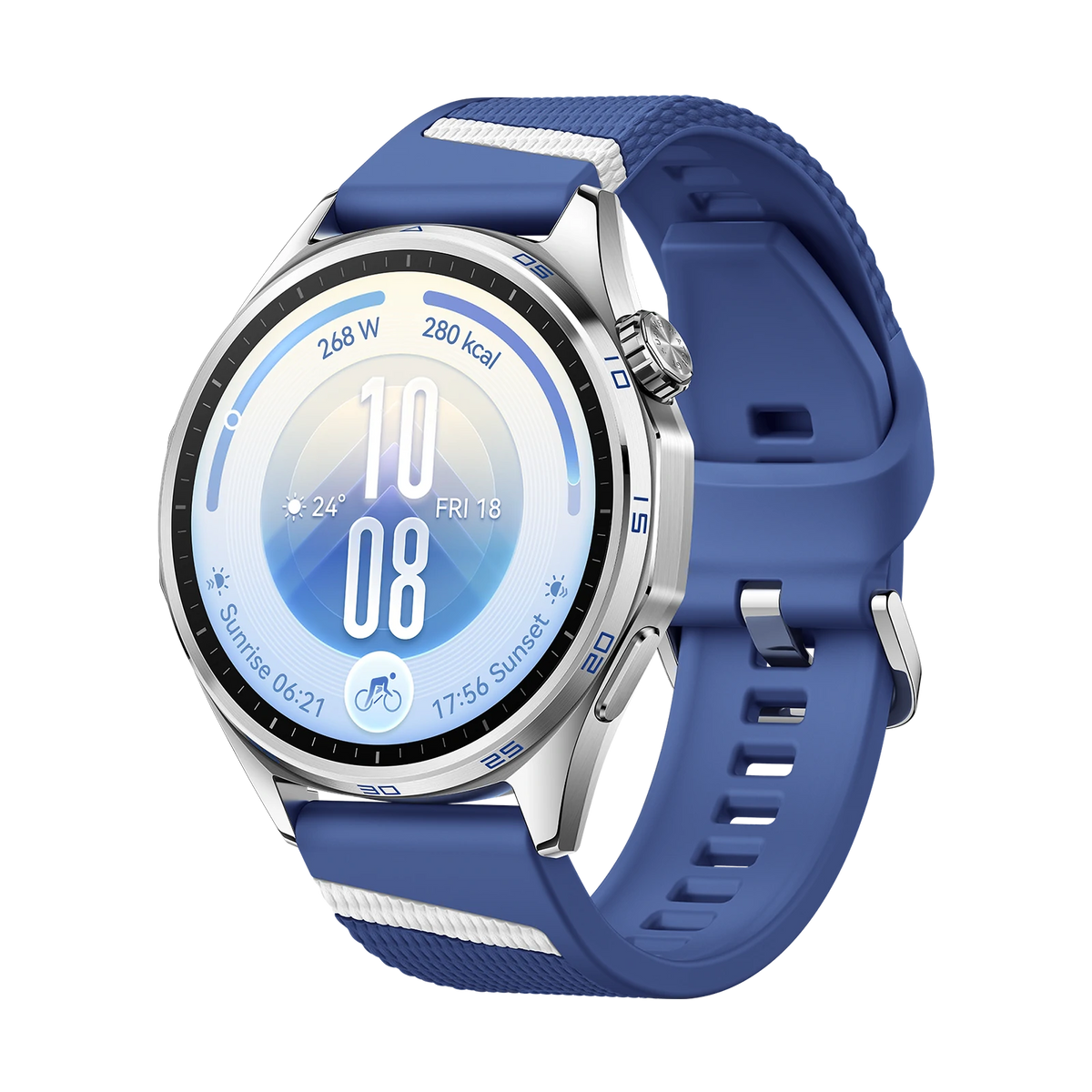 HUAWEI WATCH GT 7 46mm in Blue, angled front view